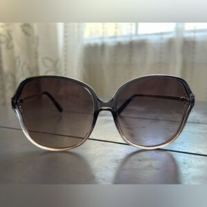 Chico’s Women’s Oversized Sunglasses Brown Gradient Lenses